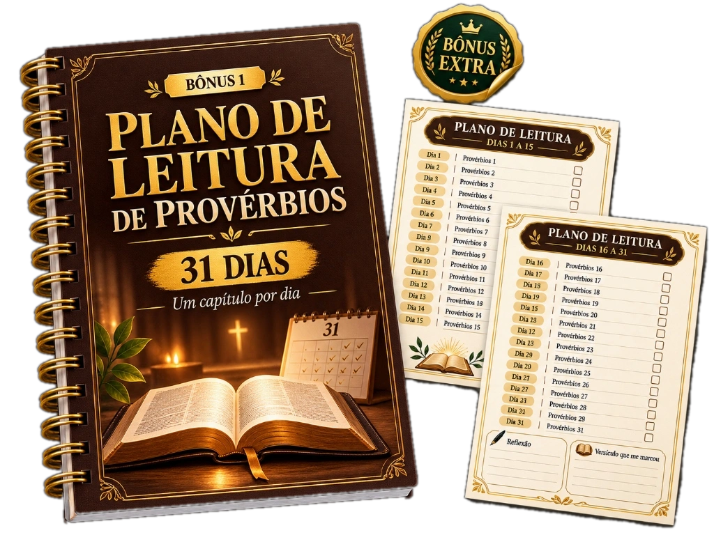 Capa Bônus 01: Plano de Leitura de Provérbios em 31 Dias