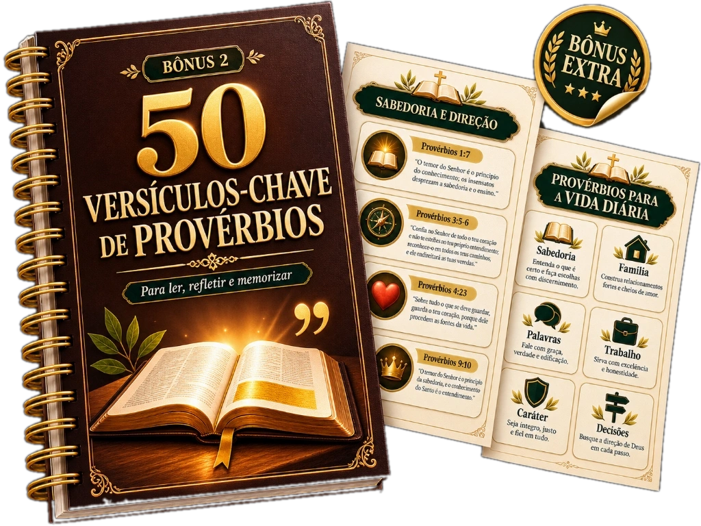Capa Bônus 02: 50 Versículos-Chave de Provérbios