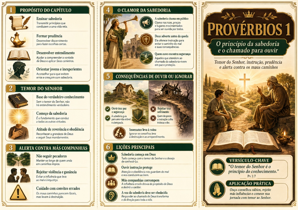 Folder Visual de Provérbios 5: Pureza, fidelidade e sabedoria para os relacionamentos